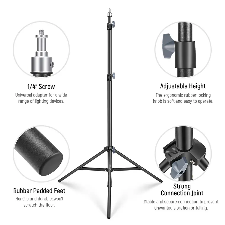 Trípode de Iluminación 200 cm Neewer Light Stand ST-200 4