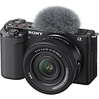 Cámara Mirrorless Sony ZV-E10 + Lente 16-50mm + Flash Neewer TT560 + Batería Neewer TNP-FW50 1