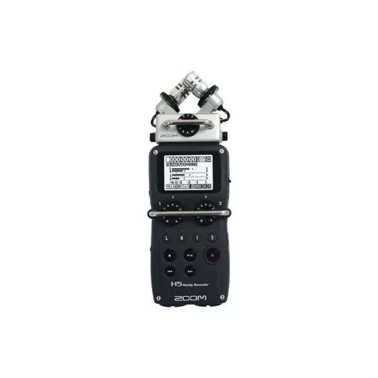 Grabadora de audio portátil Zoom H5 de 4 pistas con capsula desmontable 3