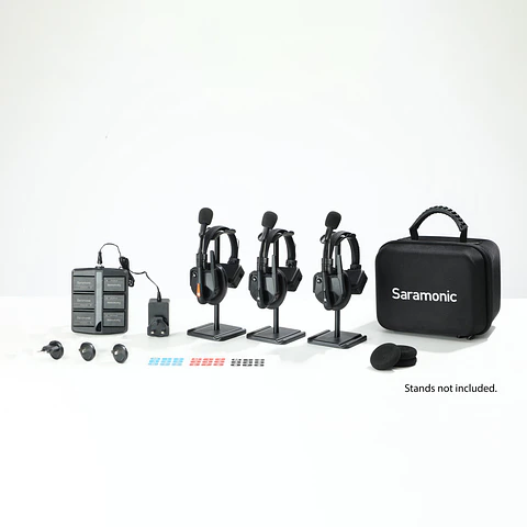 Sistema de intercomunicadores Saramonic WiTalk9 WT3S para 3 usuarios