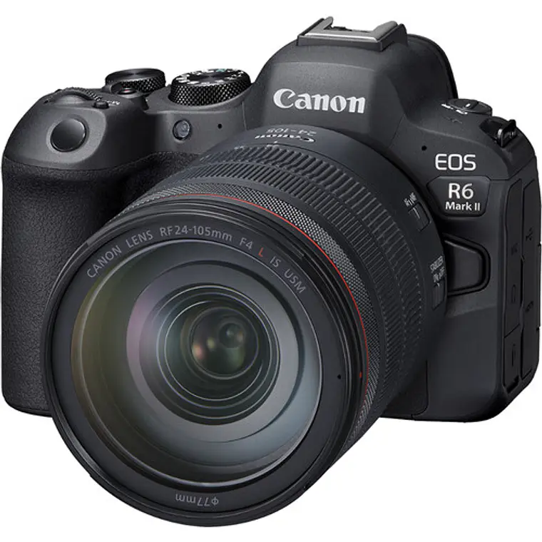 Cámara Mirrorless Canon EOS R6 Mark II con Lente RF 24-105 mm f/4L IS USM 1
