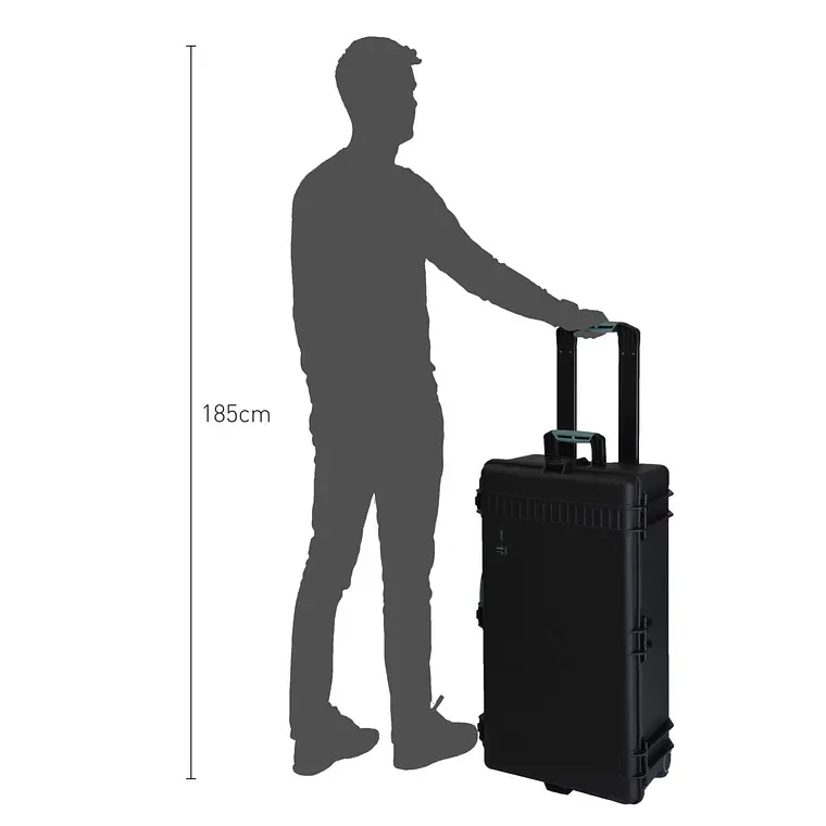 Maleta Protectora HPRC 2745 con Espuma y 2 Ruedas 5
