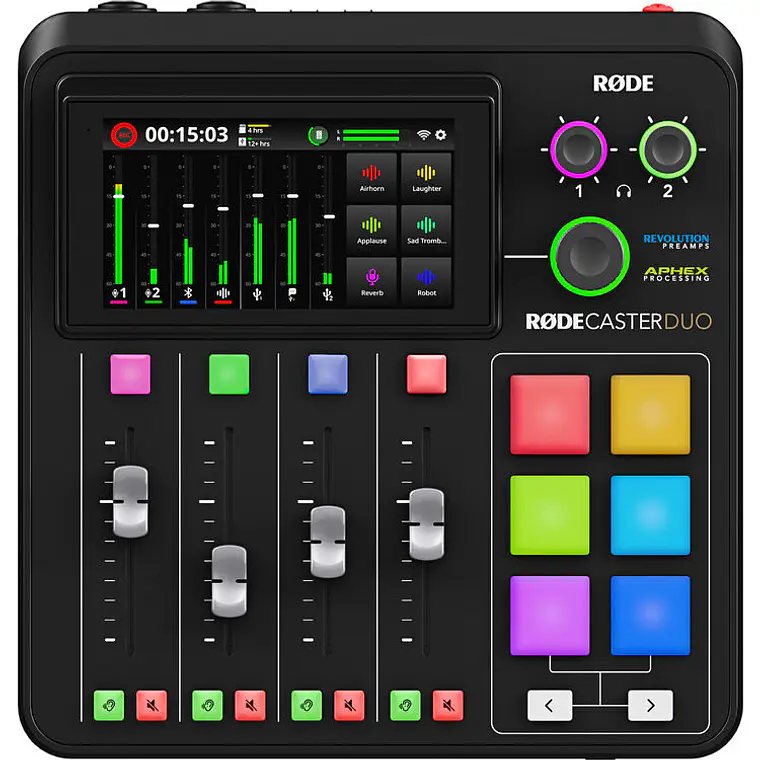 Consola de Producción de Audio Integrada RØDE RØDECaster Duo Negra 2