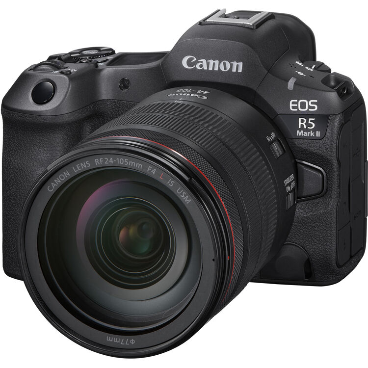 Cámara Mirrorless Canon EOS R5 Mark II con Lente RF 24-105 mm f/4L IS USM