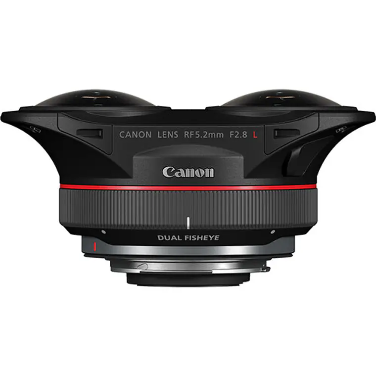 Lente Canon RF 5.2 mm f/2.8L Dual Fisheye 5