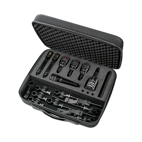 Set de Micrófonos de Batería Audix DP7 – 7 Piezas + Estuche