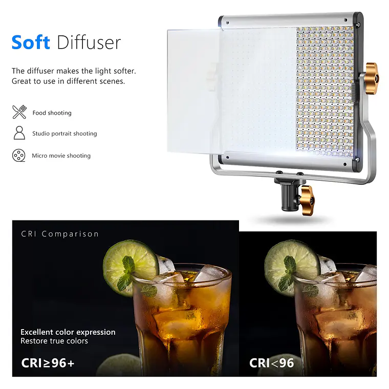 Panel de Luz LED Bicolor Neewer NL480 5