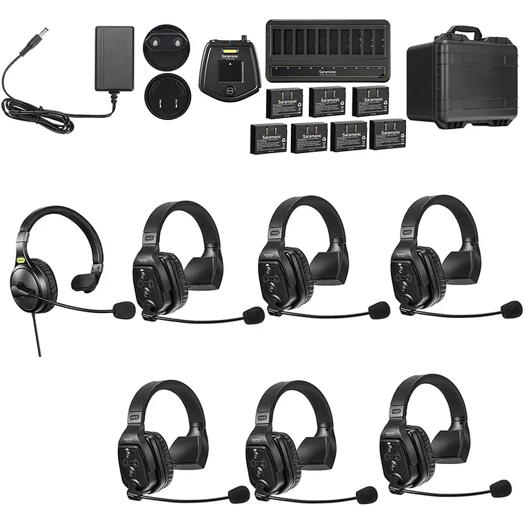 Sistema de intercomunicadores Saramonic WiTalk WT7S para  usuarios 1
