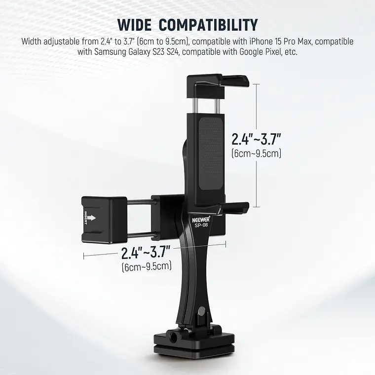 Soporte Metálico para Teléfonos en Trípode Neewer SP-08 5