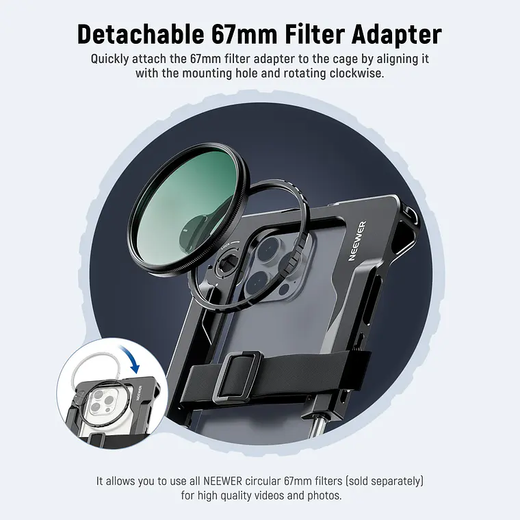Jaula Universal para Smartphone Neewer PA017 4