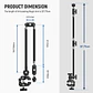 Set de Brazos Mágicos Ajustables de Escritorio Neewer de 2 Secciones con Conector GoPro  - Miniatura 8