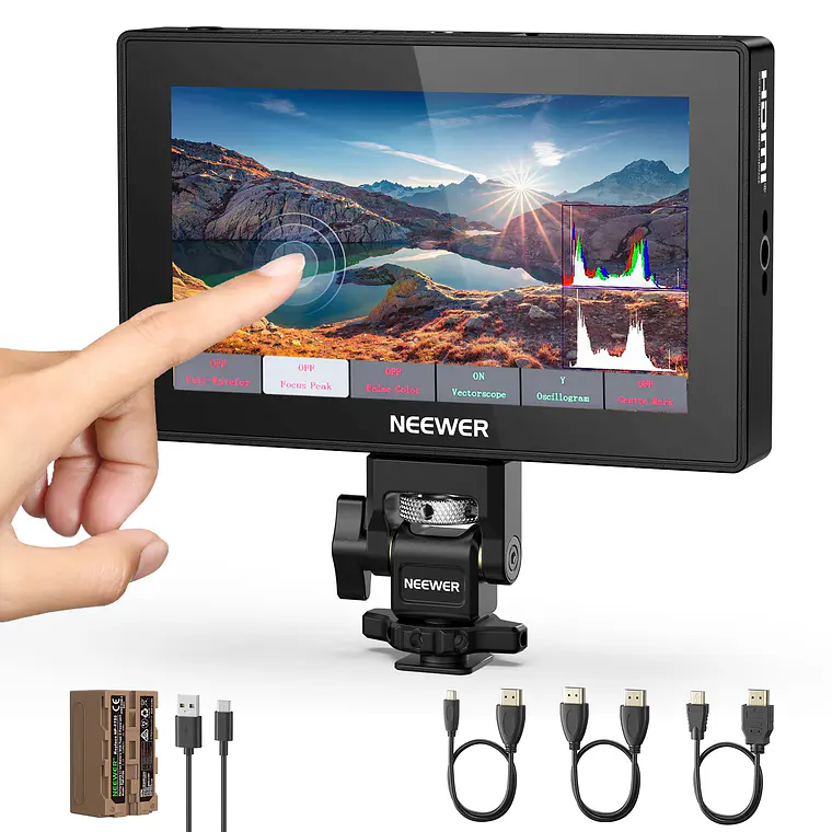 Monitor Touchscreen para Cámara de Campo Neewer F500 Pro 1