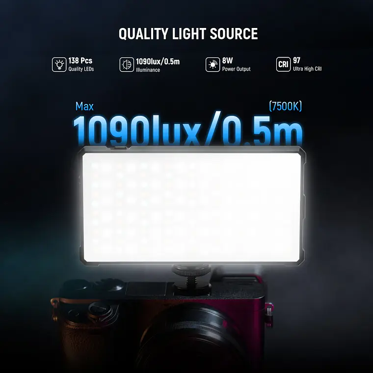 Kit de Luz LED RGB para Video Neewer Basics SL90C 6