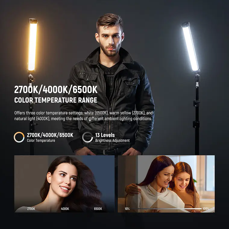 Espada de Luz LED RGB Magnética Neewer Basics SL30 5