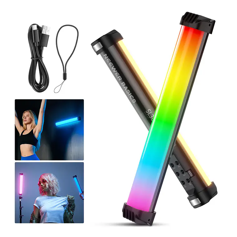 Espada de Luz LED RGB Magnética Neewer Basics SL50 1