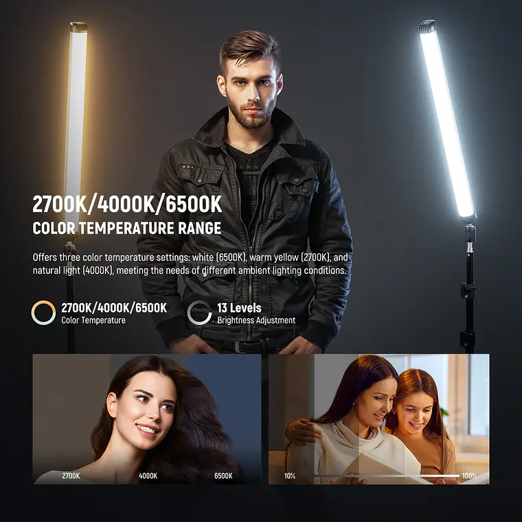 Espada de Luz LED RGB Magnética Neewer Basics SL50 6