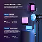 Luz LED RGB para Video Neewer RGB1200 60W con Control por App - Miniatura 6