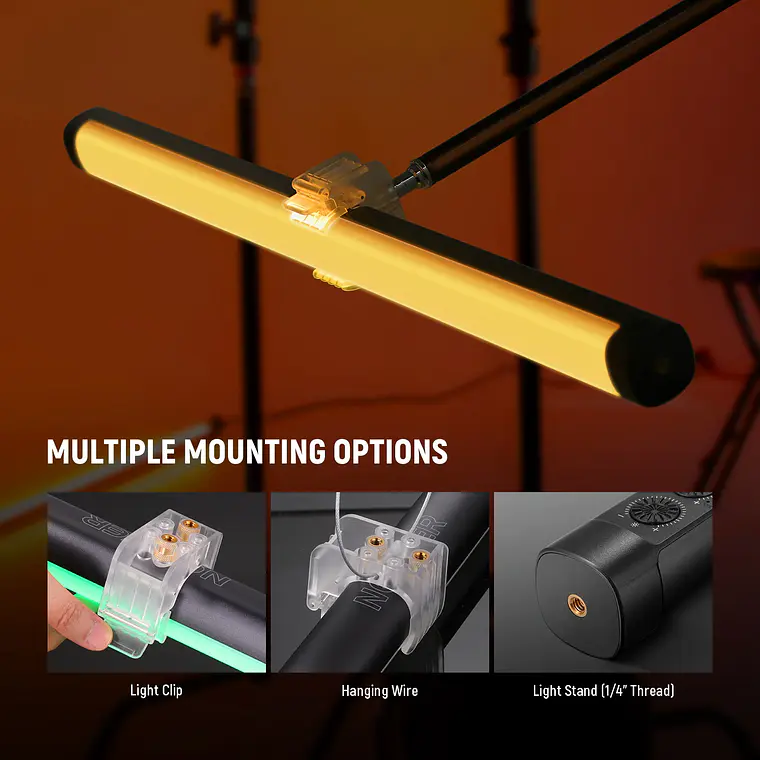 Tubo de Luz LED RGB Neewer TL60 20W con Control por App 9