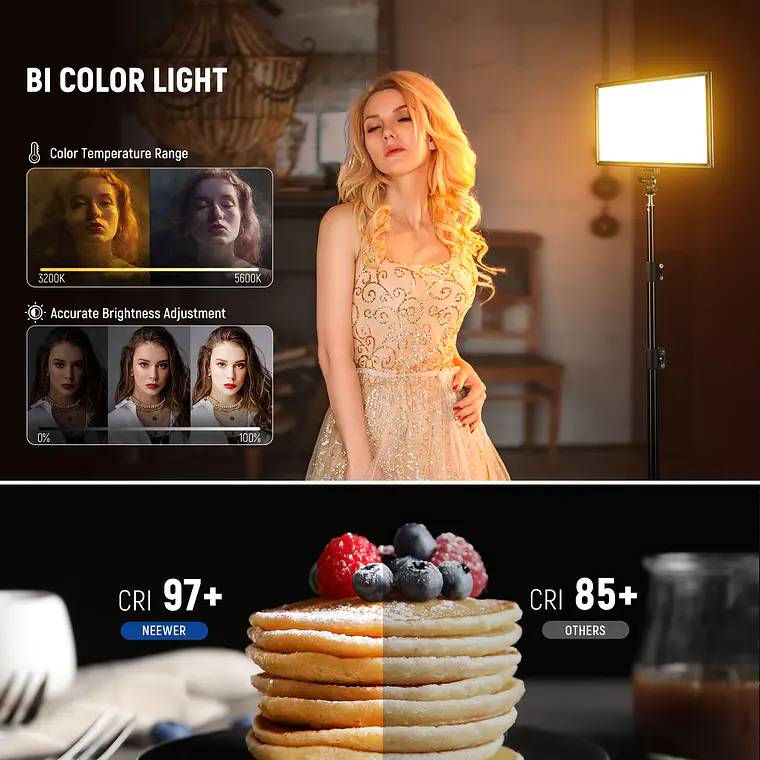 Panel de Luz LED Bicolor Neewer NL-192AI 2