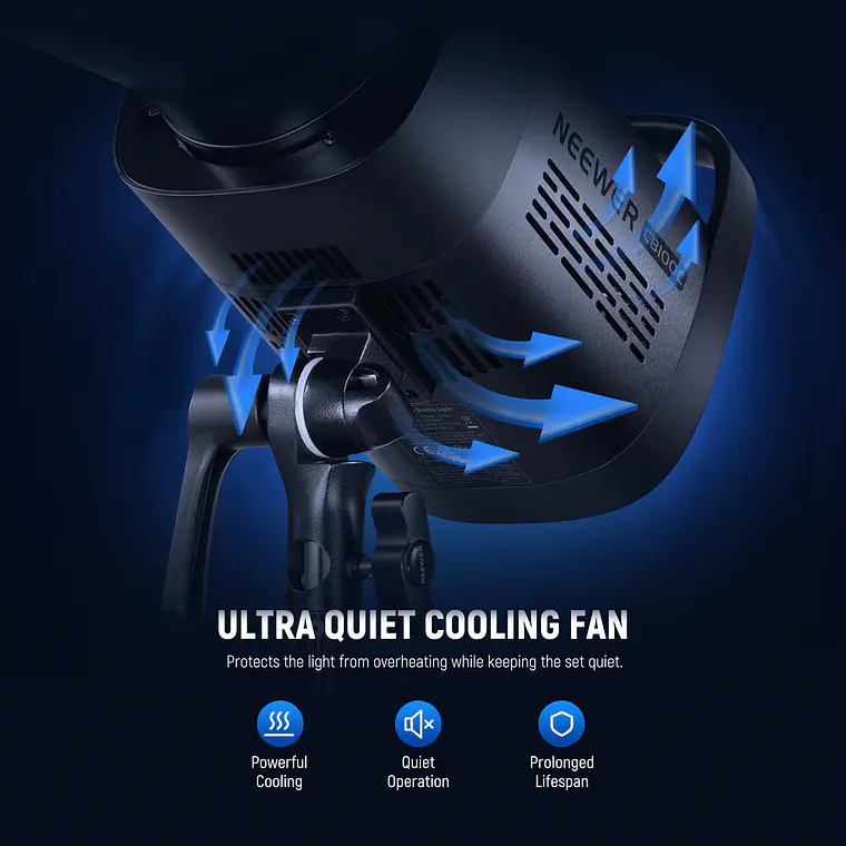 Luz LED RGB para Video Neewer CB100C 130W 8