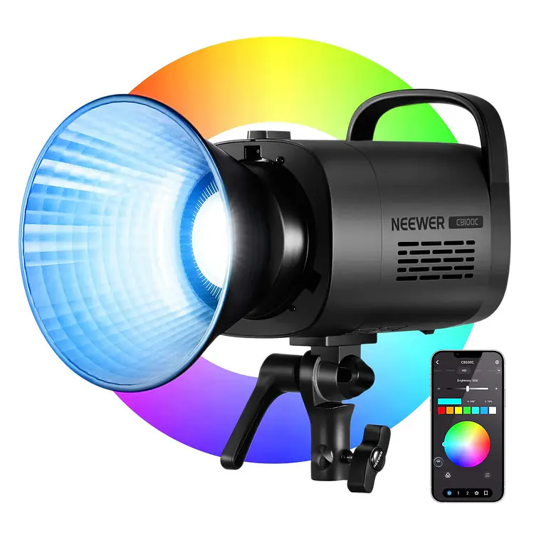 Luz LED RGB para Video Neewer CB100C 130W 1