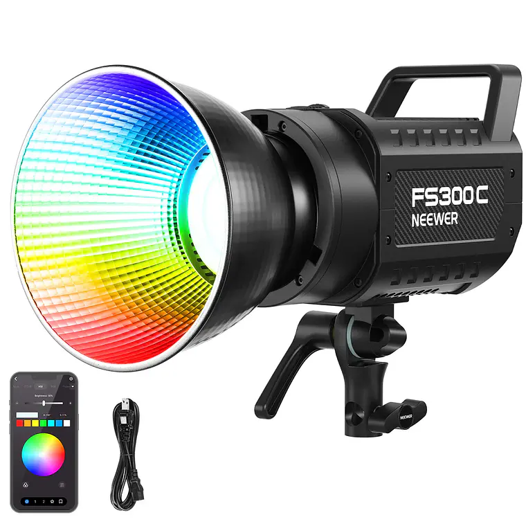 Luz LED RGB para Video Neewer FS300C 300W 1