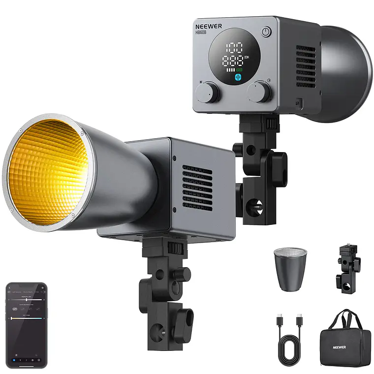 Luz LED Portátil para Video Neewer HB60B 60W 1
