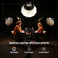 Luz LED Bicolor Mini COB para Video Neewer HB80B 80W - Miniatura 6