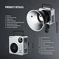 Luz LED RGBWW Mini COB para Video Neewer HB80C 80W - Miniatura 8