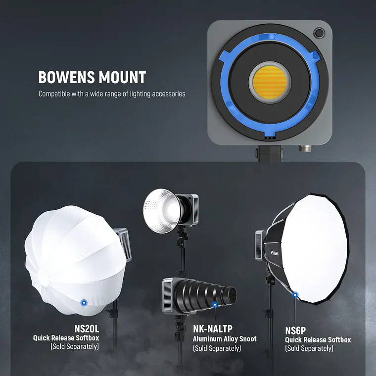 Luz LED Bicolor Portátil para Video Neewer HS200B 280W 8