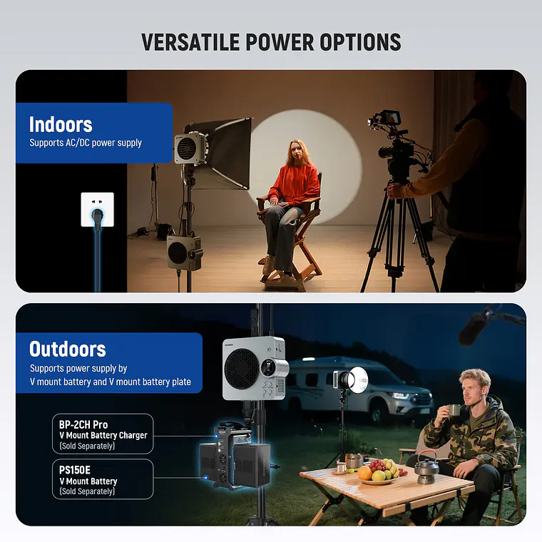Luz LED Bicolor Portátil para Video Neewer HS200B 280W 2