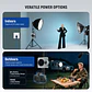 Luz LED RGB Portátil para Video Neewer HS200C 280W - Miniatura 4