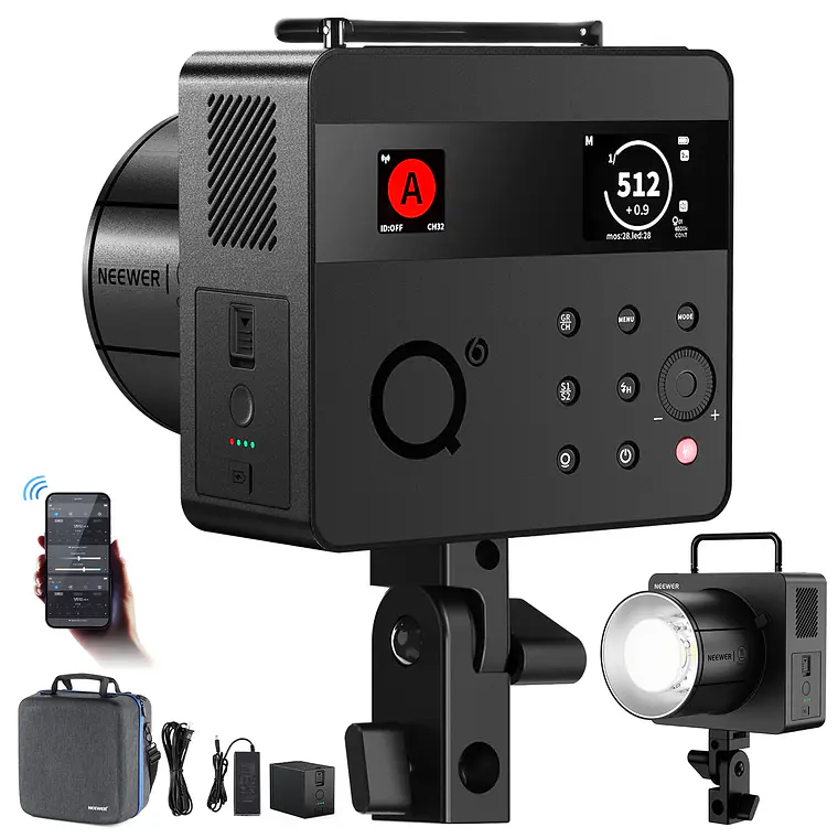 Flash de Estudio para Exteriores Neewer Q6 600Ws TTL HSS 2.4G 1