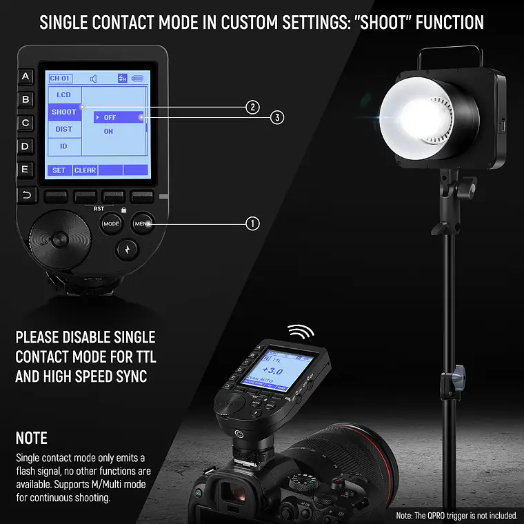 Flash Neewer Q4 400Ws TTL 2.4G 5