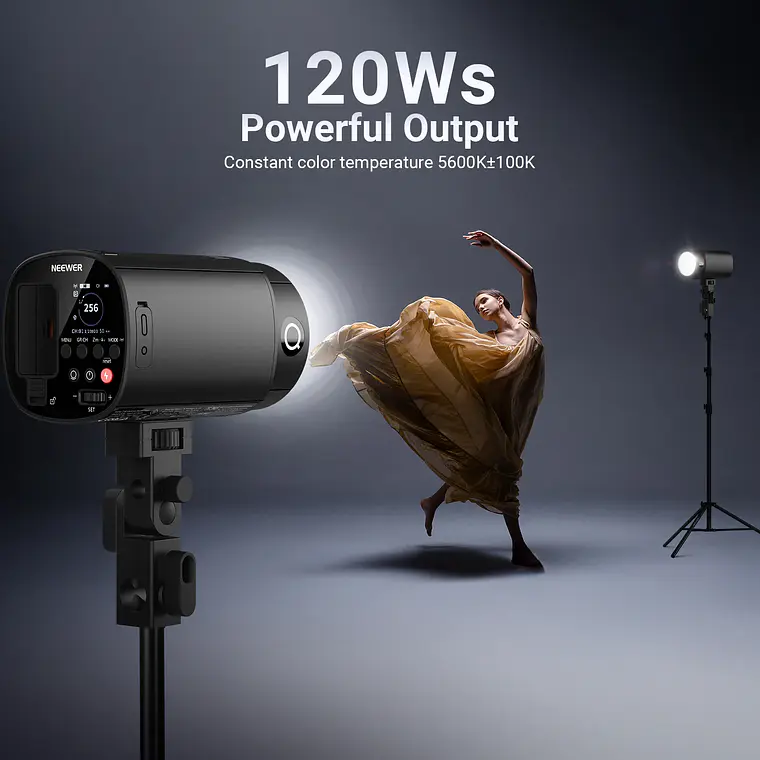 Flash de Estudio para Exteriores Neewer Q120 120Ws TTL 2.4G 3