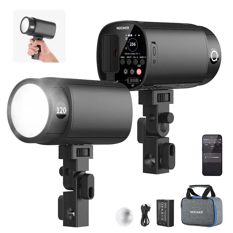 Flash de Estudio para Exteriores Neewer Q120 120Ws TTL 2.4G 1