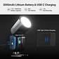 Flash Speedlite de Cabezal Redondo Neewer Z2PRO 76Ws TTL - Miniatura 4
