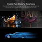 Flash Speedlite de Cabezal Redondo Neewer Z2PRO 76Ws TTL - Miniatura 5