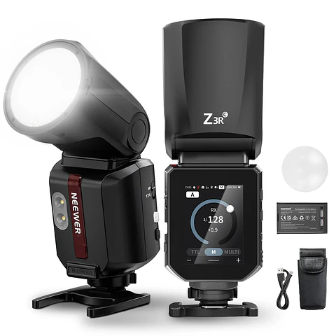 Flash Speedlite de Cabezal Redondo Neewer Z3R para Camara Canon 100Ws TTL 2.4G