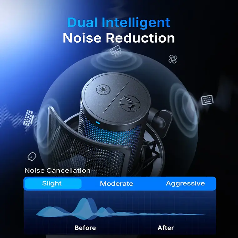 Micrófono Inalámbrico para Gaming Maono DGM20W 4
