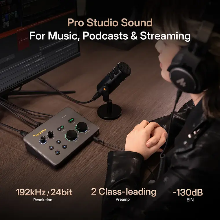 Interfaz de Audio Híbrida USB Vision P2 3