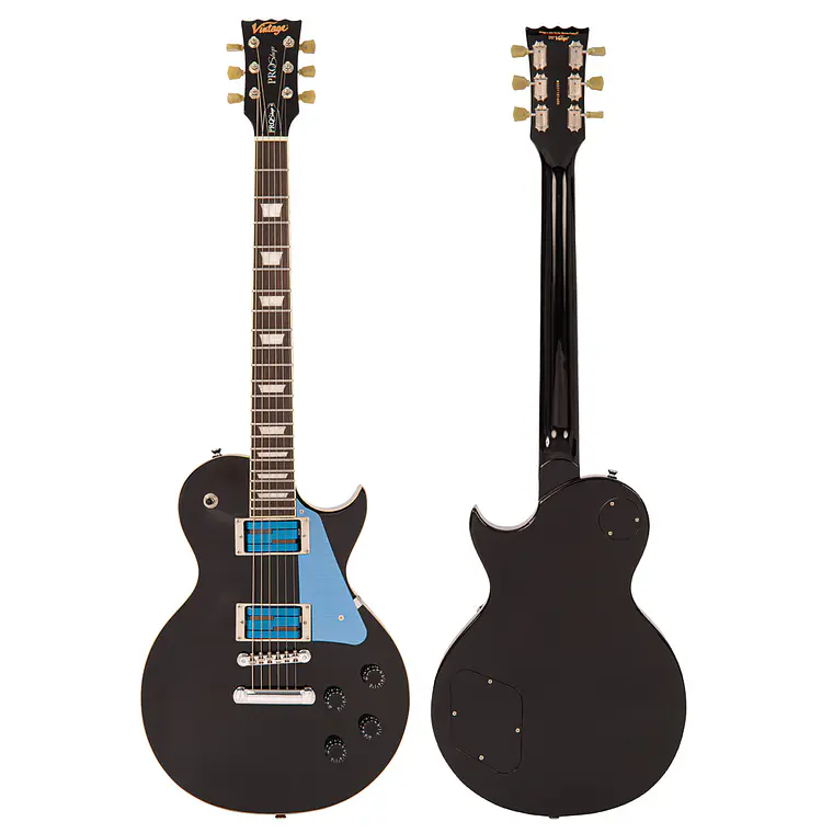 Guitarra Eléctrica Vintage V100 ProShop – Blue Alumitone 3