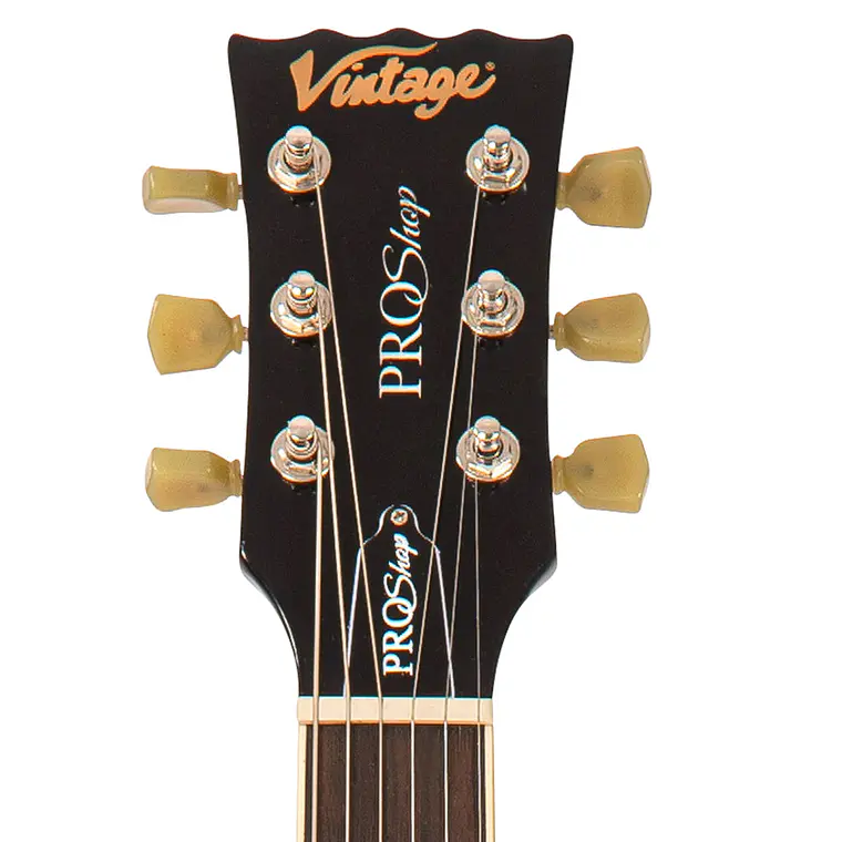 Guitarra Eléctrica Vintage V100 ProShop – Blue Alumitone 6