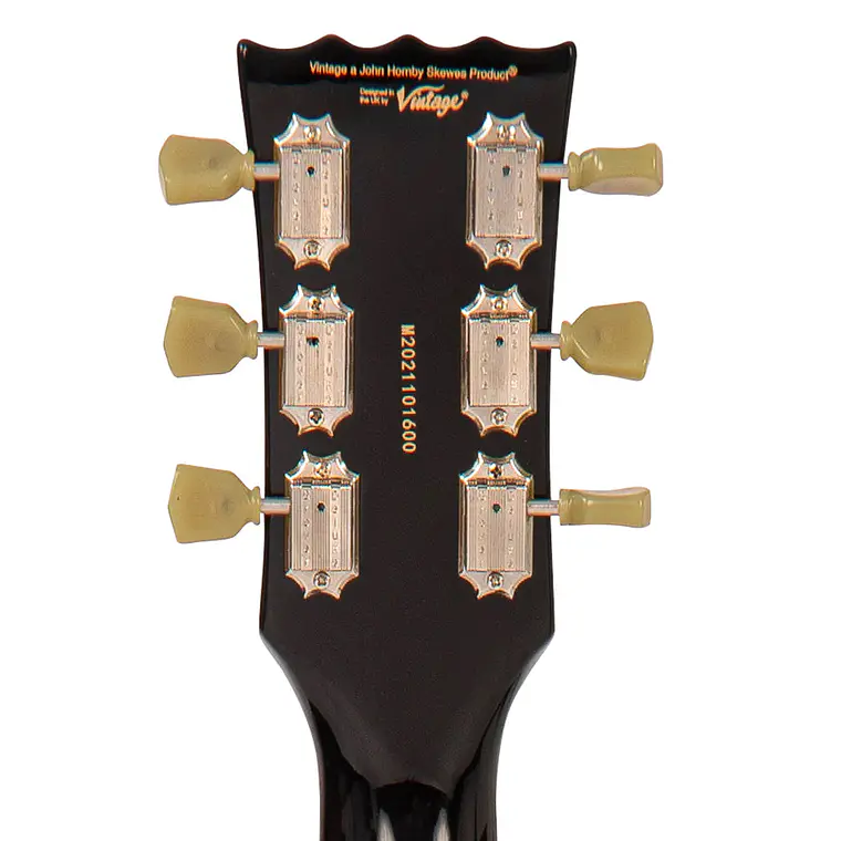 Guitarra Eléctrica Vintage V100 ProShop – Blue Alumitone 7