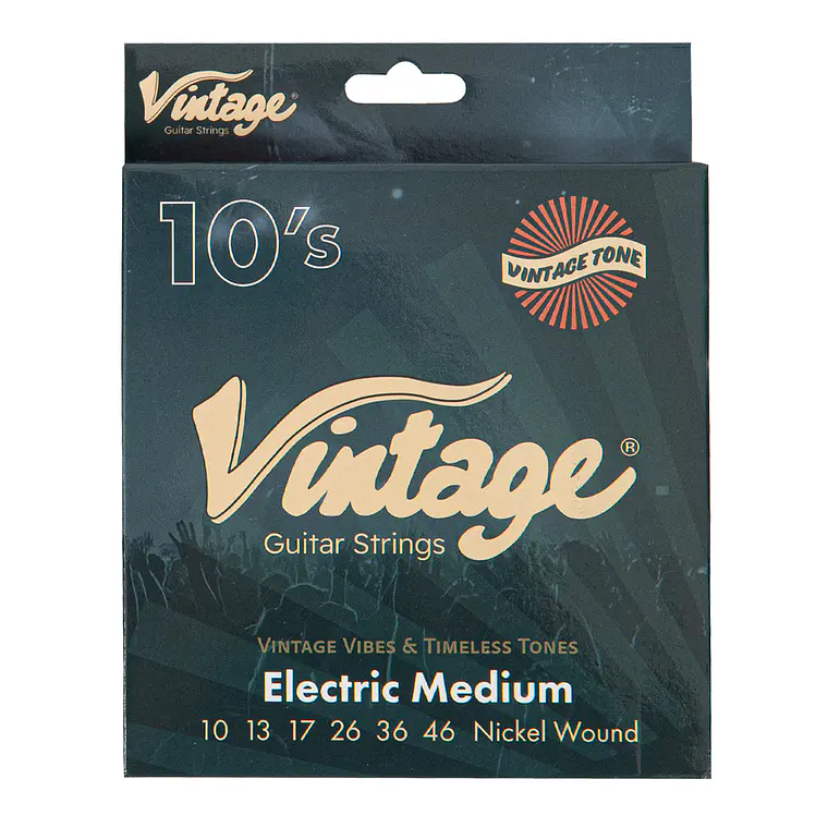 Cuerdas para Guitarra Eléctrica Vintage 10-46 – Níquel 1