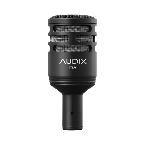 Micrófono dinámico Audix D6 – subgraves profundos para bombo – cardioide