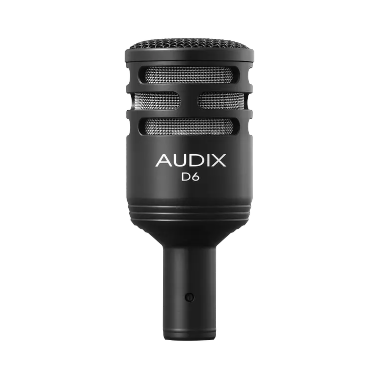 Micrófono dinámico Audix D6 – subgraves profundos para bombo – cardioide 1