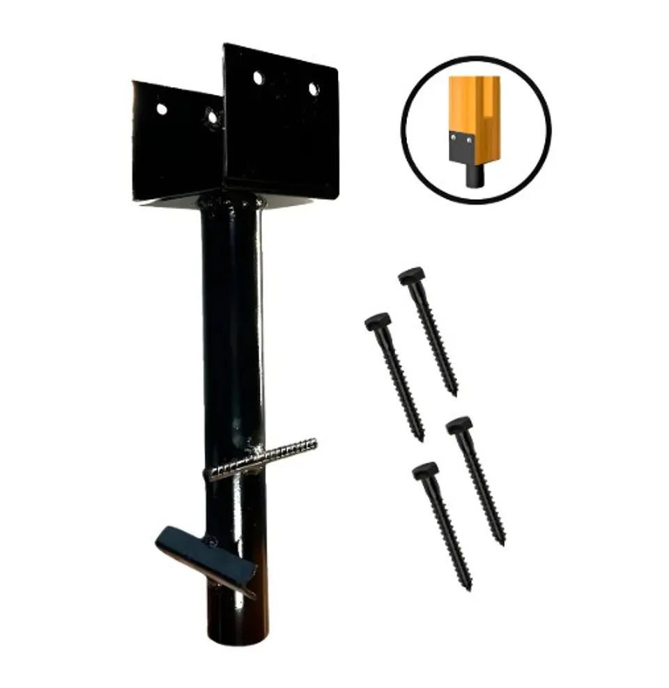 BASE ANCLAJE ELEVADO PIAR 4X4 MADERA 1