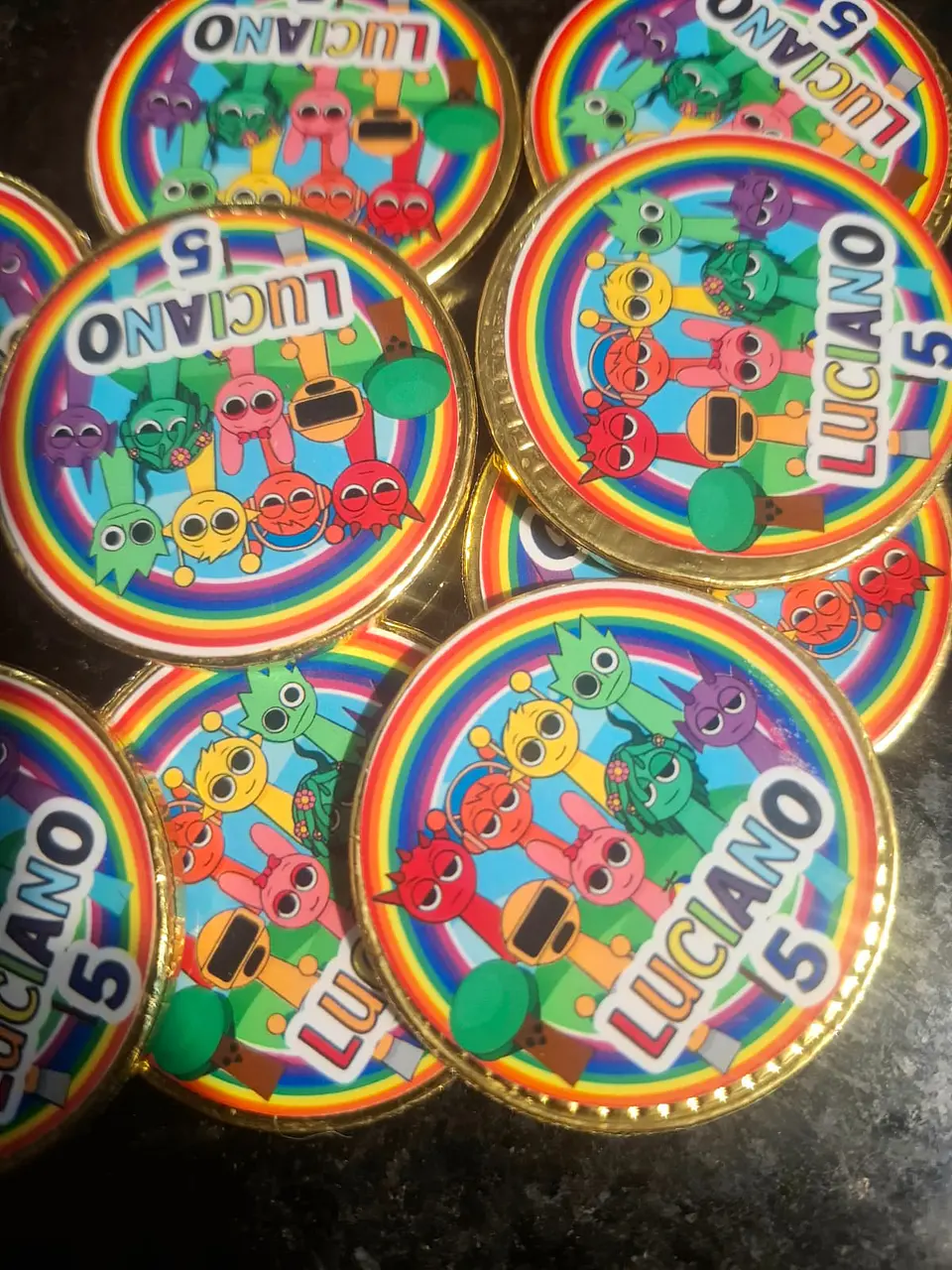 Monedas de chocolate 1
