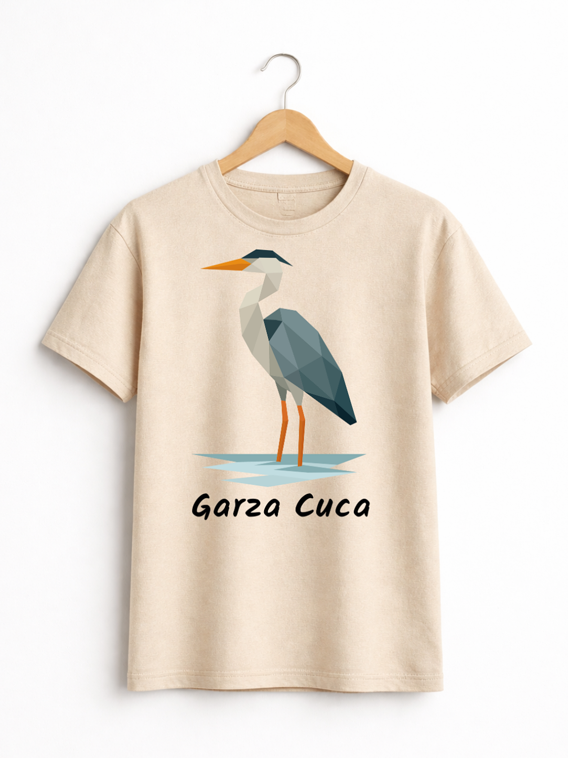 Polera Garza Cuca Chile - Aves Chilenas | Krespho -  Envío gratis + stickers (2 poleras) 2